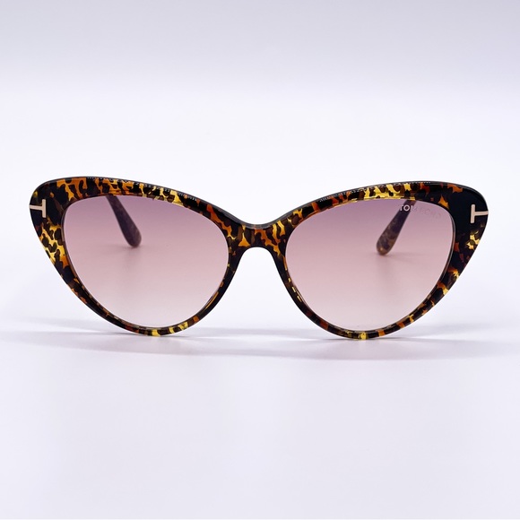 NEW TOM FORD HARLOW TF869 52F WOMEN CAT EYE SUNGLASSES TOM FORD FT0869/S - Picture 4 of 9